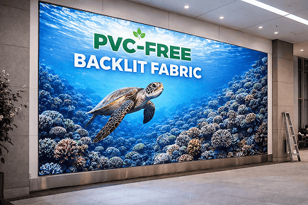 PVC-Free Backlit Fabric